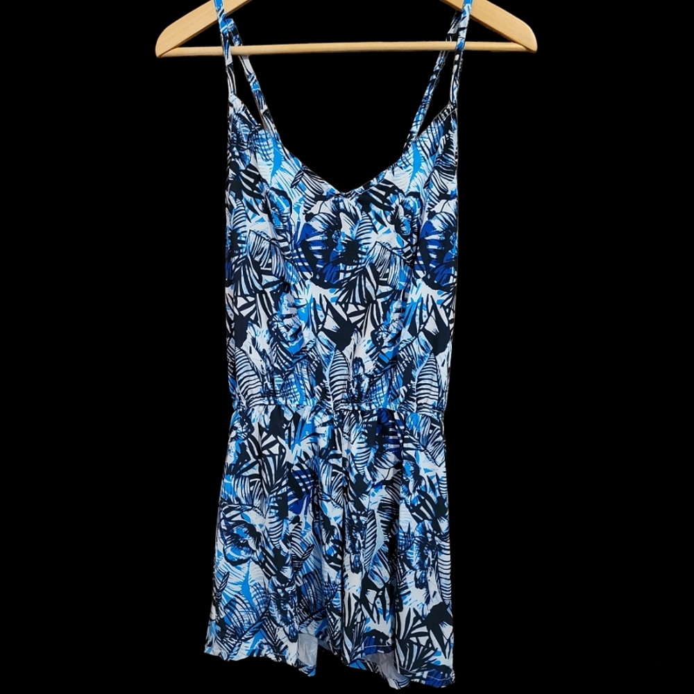 Palm tree romper. Size S, brand Ak'tual